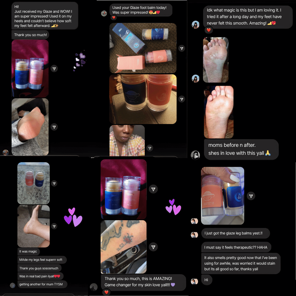 Glaze Essential Foot Balms