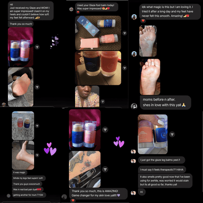 Glaze Essential Foot Balms